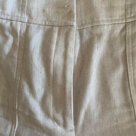 Fabulous NWT Express 70s Style High Waisted White Wide Leg Pant, Size 8 - Picture 3 of 6